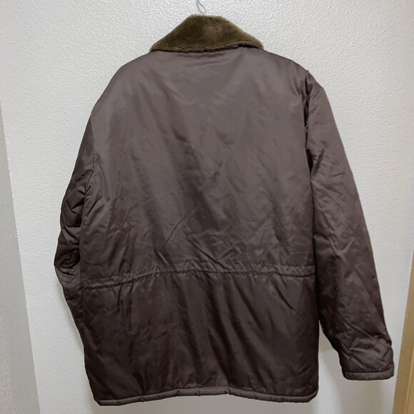 VTG Sears Work Leisure Men’s Jacket Size XLT Brown - Picture 3 of 6